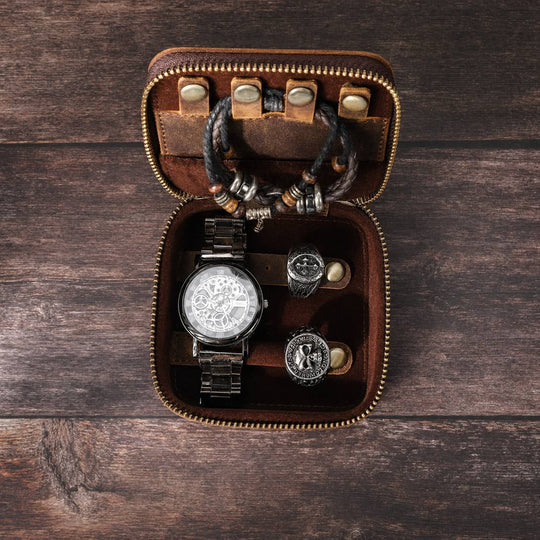 The Tesoro Leather Jewelry Box