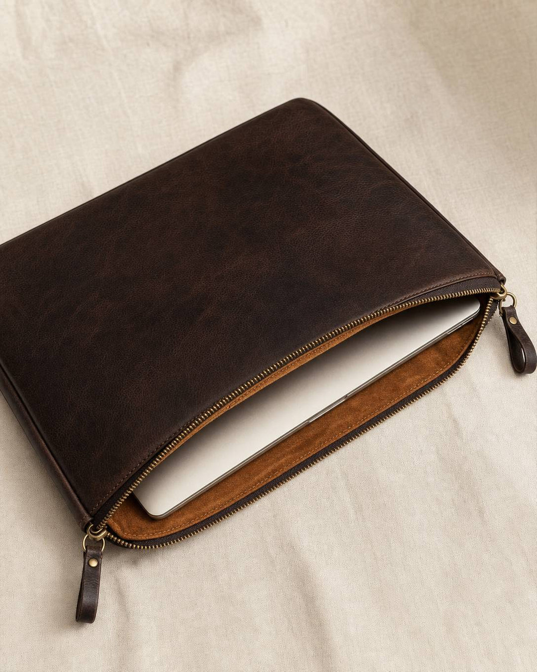 The Portatile Leather Laptop Clutch