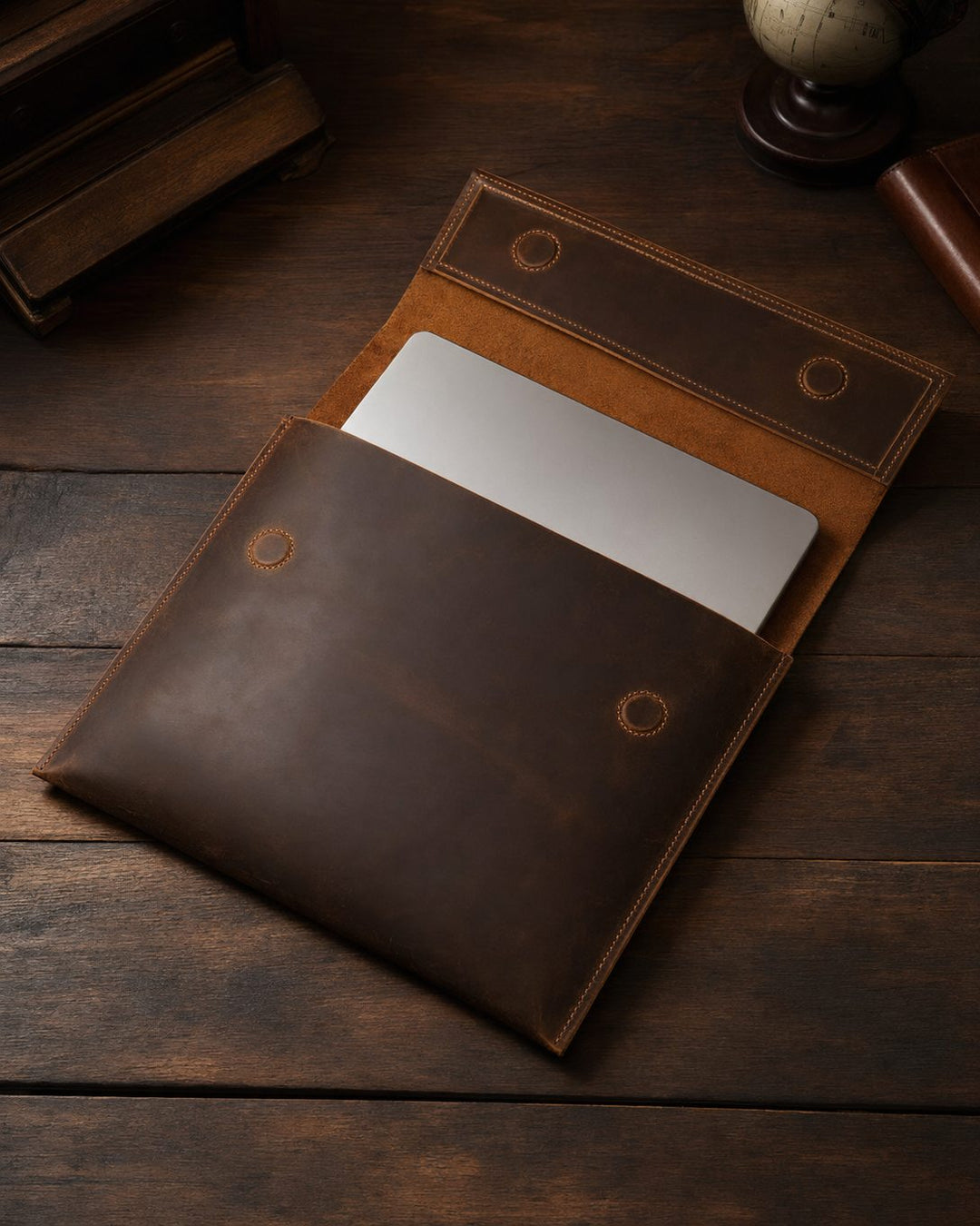 The Architetto Leather Laptop Sleeve