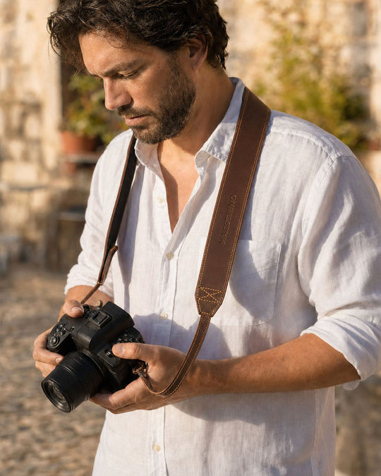 The Fotografo Leather Camera Strap