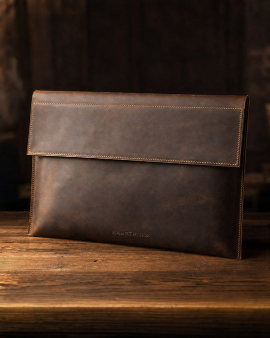The Architetto Leather Laptop Sleeve