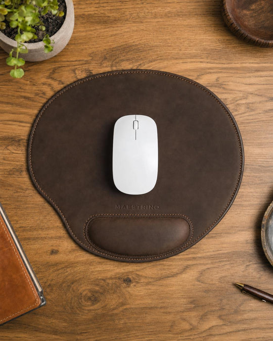 The Sollievo Leather Mouse Pad