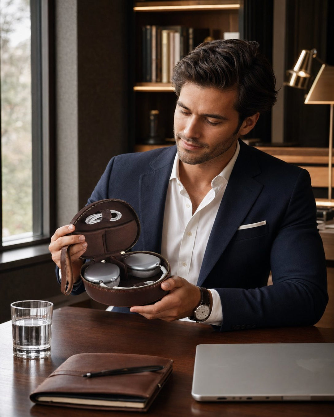 The Ascolto Leather Headphone Case